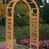 47"W x 24"D x 88 3/4"H Rosewood Arbor