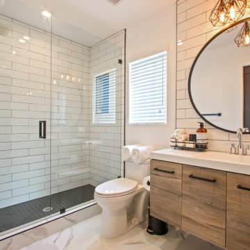 Modern Bathroom Remodel in Los Angeles, CA by Priority Remodeling