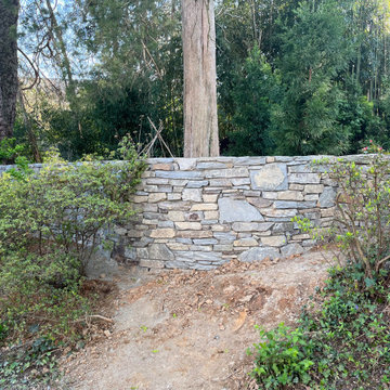 Double Sided Field Stone Wall in Bethesda MD