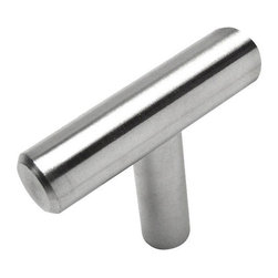 Cosmas - Slim Line Euro-Style Cabinet T-Knob - Cabinet And Drawer Knobs