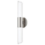 Hudson Valley Lighting - Hudson Valley Lighting 6052-PN Rowe - Two Light Wall Sconce - Warranty -  ManufacturerRowe Two Light Wall  Polished Nickel CleaUL: Suitable for damp locations Energy Star Qualified: n/a ADA Certified: YES  *Number of Lights: Lamp: 2-*Wattage:8w Integrated LED bulb(s) *Bulb Included:No *Bulb Type:Integrated LED *Finish Type:Polished Nickel
