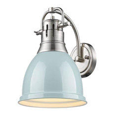 Golden Duncan 1-LT Wall Sconce 3602-1W PW-SF - Pewter