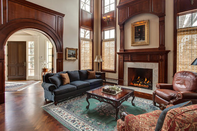 Inspiration for a timeless living room remodel in Denver