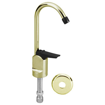 Touch-Flo Style 6" Pure Water Dispenser In Polished Brass, Polished Brass