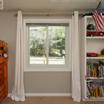 New White Window in Fun Kids Bedroom - Renewal by Andersen Bay Area, San Francis
