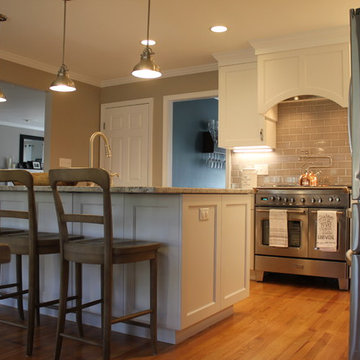 After the remodel - New 6 burner gas stove
