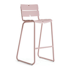 OASIQ - Corail Bar Chair, Pastel Pink, Cushions: Canvas Natural - Bar Stools and Counter Stools