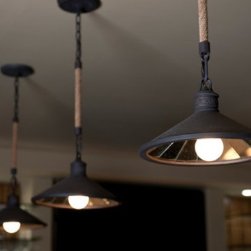 Troy Lighting Brooklyn Mini 1 Light Pendant in Brooklyn Bronze