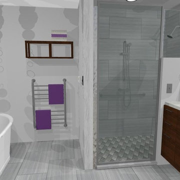 Mid-Century Modern Bathroom