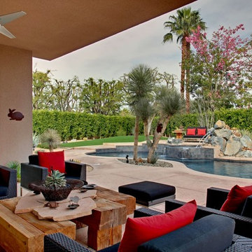 Silver circle, Rancho Mirage