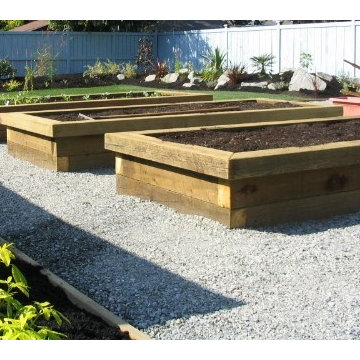Easy care vegetable garden
