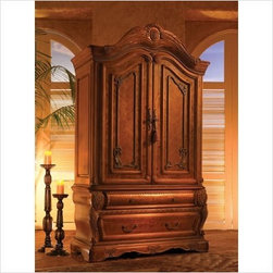 AICO Furniture - Trevi Armoire in Latte - 63080 - CLOSEOUT - Armoires And Wardrobes
