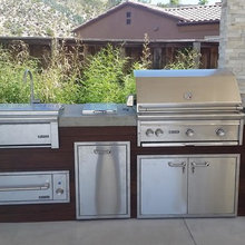 outdoor kitchen