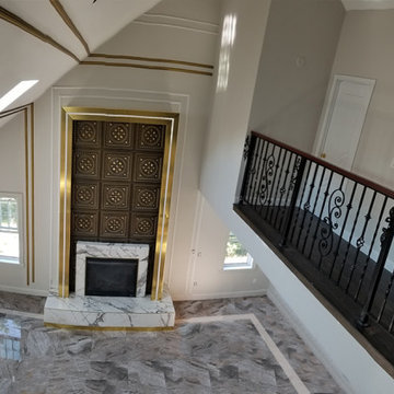 The Gilded Hearth | Double-Height Living Space