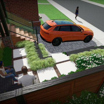 Lawrence Park South Front Yard Parking Pad