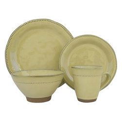 Cyprus Beige 16-Piece Dinnerware Set - Dinnerware Sets