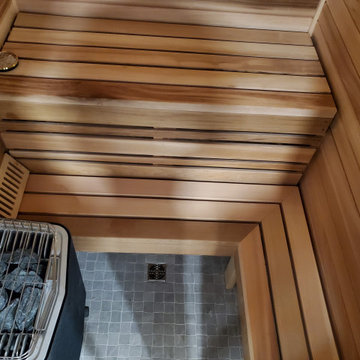 Newmarket Curbless Bathroom and Sauna
