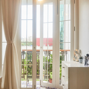 bedroom balcony