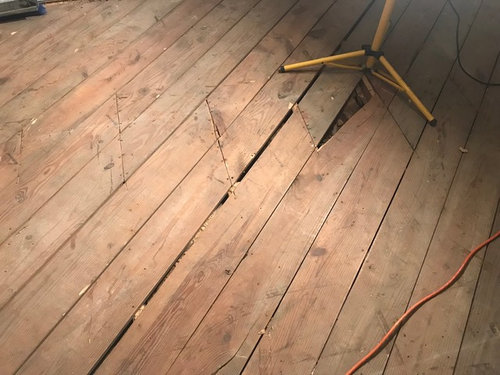 Prepping Old Suloor For Hardwood, Patching Hardwood Floors This Old House