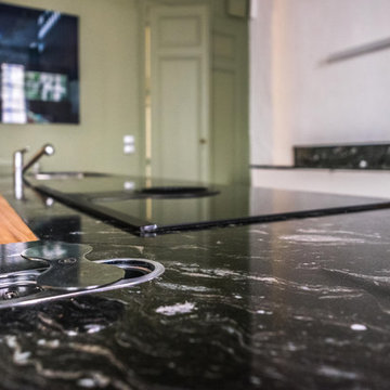 Cuisine Blanche dans Maison d’hôte aux Chartrons