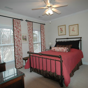 Toile curtains in chesterfield, mo guest room .