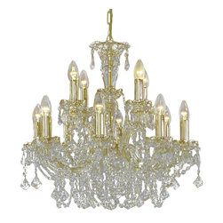 Inviting Home - Maria Theresa Crystal Chandelier - Chandeliers