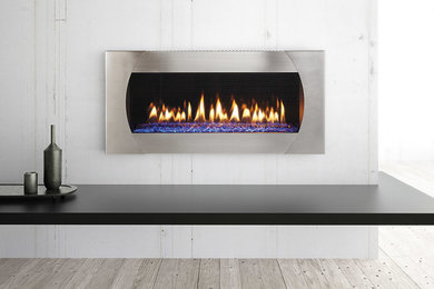 Inspiration for a contemporary living room remodel in Houston