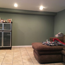 downstairs