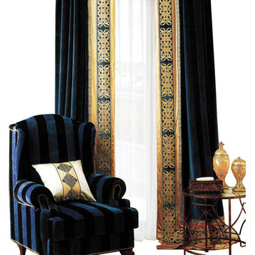 Ulinkly 2 Panel Curtain With Lining, New Release 21, 76"x96"