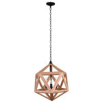 CWI LIGHTING - CWI LIGHTING 9945P17-3-101 3 Light Pendant with Black & Wood finish - CWI LIGHTING 9945P17-3-101 3 Light  Pendant with Black & Wood finishThis breathtaking 3 Light  Pendant with Black & Wood finish is a beautiful piece from our Lante Collection. With its sophisticated beauty and stunning details, it is sure to add the perfect touch to your décor.Collection: LanteFinish: Black & WoodMaterial: Metal (Stainless Steel)Hanging Method / Wire Length: Comes with 72" of wireDimension(in): 20(H) x 17(Dia)Max Height(in): 92Bulb: (3)60W E12 Candelabra Base(Not Included)CRI: 80Voltage: 120Certification: ETLInstallation Location: DRYOne year warranty against manufacturers defect.