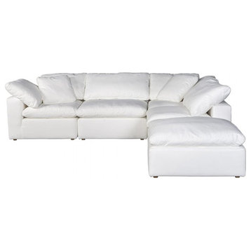 Clay Dream Modular Sectional Performance Fabric White