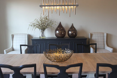 Dining room - dining room idea in Raleigh