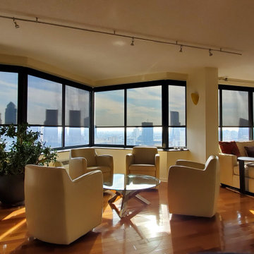 City View, South Tower - Lutron Triathlon Battery Powered Motorized Solar Shades