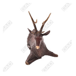 SITTING FAWN DHOKRA ART - Decorative Objects And Figurines
