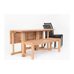 Wintons Teak Lloyd Gateleg Table - Outdoor Dining Sets
