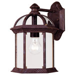 Savoy House - Savoy House 5-0634-72 Kensington - One Light Outdoor Wall Lantern - Classic exterior fixture available in two finishesKensington One Light Rustic Bronze Clear  *UL: Suitable for wet locations Energy Star Qualified: n/a ADA Certified: n/a  *Number of Lights: Lamp: 1-*Wattage:60w Incandescent bulb(s) *Bulb Included:No *Bulb Type:Incandescent *Finish Type:Rustic Bronze