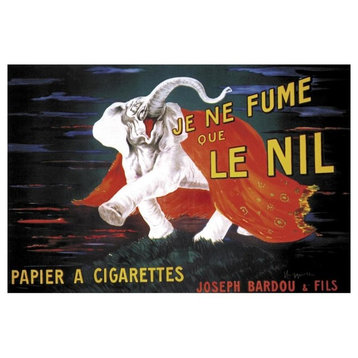 "Je Ne Fume Que Le Nil" Digital Paper Print by Vintage Elephant, 24"x17"