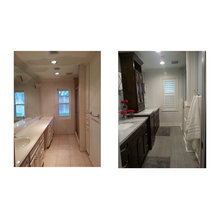 Master Bath BEFORE and AFTER Pics