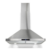 Winflo 30" Stainless Steel Convertible Wall Mount Kitchen Range Hood