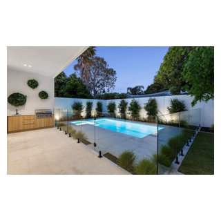 fiberglass Swimming Pool Designs in Melbourne - Modern - Pool ...