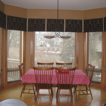 Dining Room Bay Window Treatments