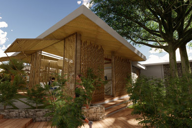 Inspiration for a rustic home design remodel in Other