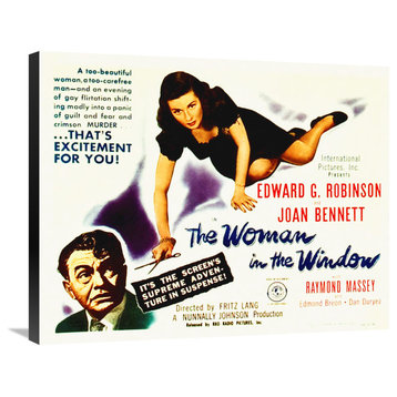 "The Woman In The Window   Directed By Fritz Lang   1944" Canvas Giclee, 30"x24"