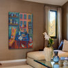 "Menton Interior" Painting Print on Wrapped Canvas