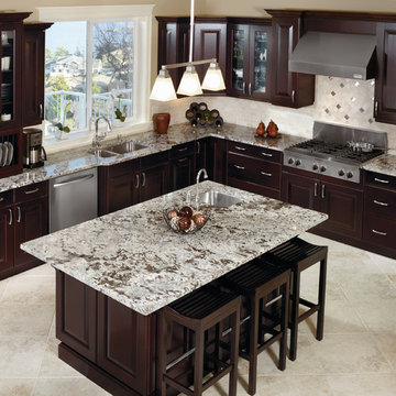 Kitchen Craft Cabinetry: Dark Espresso Kitchen Cabinets