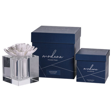 Modena Large Diffuser Gift Set, Moroccan Peony