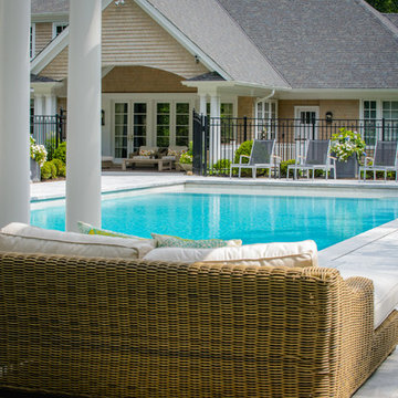 Westfield NJ Pool and Patio with Stunning Views