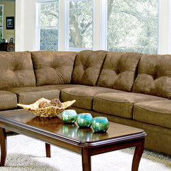 Jebo Traditional Sectional Sofa - Sectional Sofas