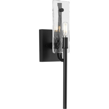 Rivera Collection 1-Light Matte Black Luxe Industrial Wall Sconce