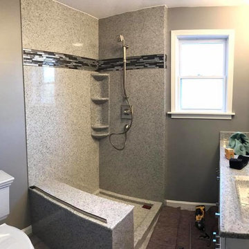 Small Master Bath Shower Enclosure